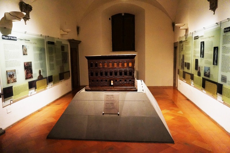 Wooden model of the Palazzo Strozzi